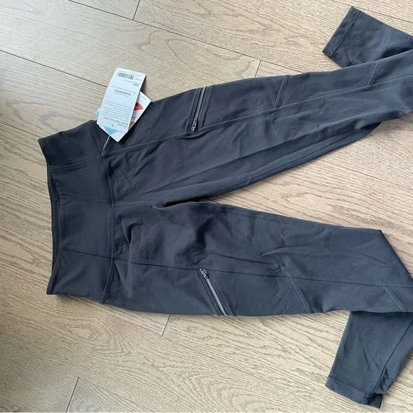 NWT Athleta High Rise Metro Drifter Tight Leggings Size XSP Petite Gray - Picture 11 of 11